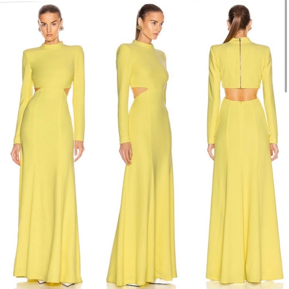 A.L.C / Gabriela maxi dress / yellow / 4